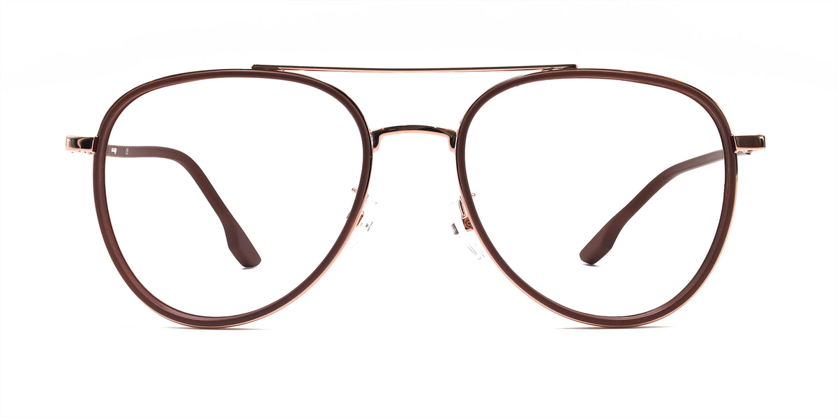 justin eyeglasses frames front view 