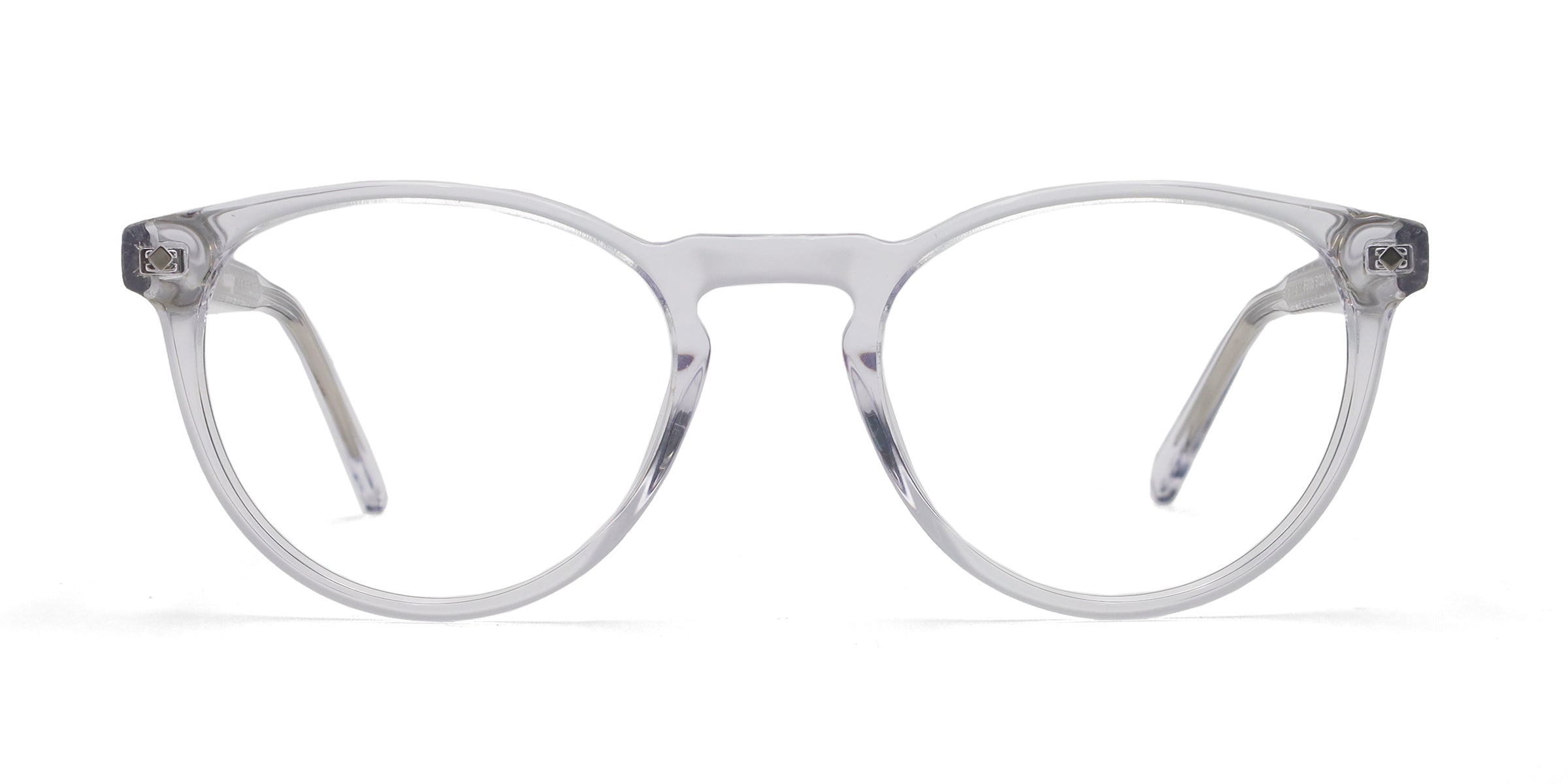 Kingly Oval Transparent eyeglasses frames front view