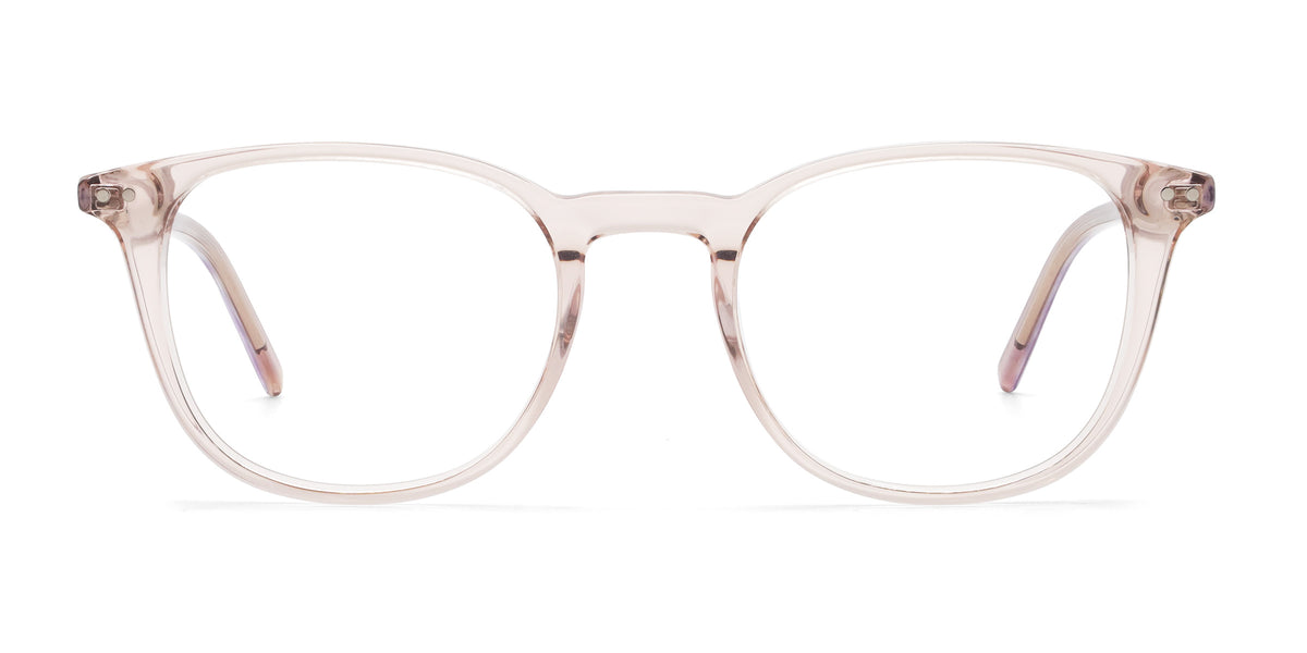 lilac eyeglasses frames front view 