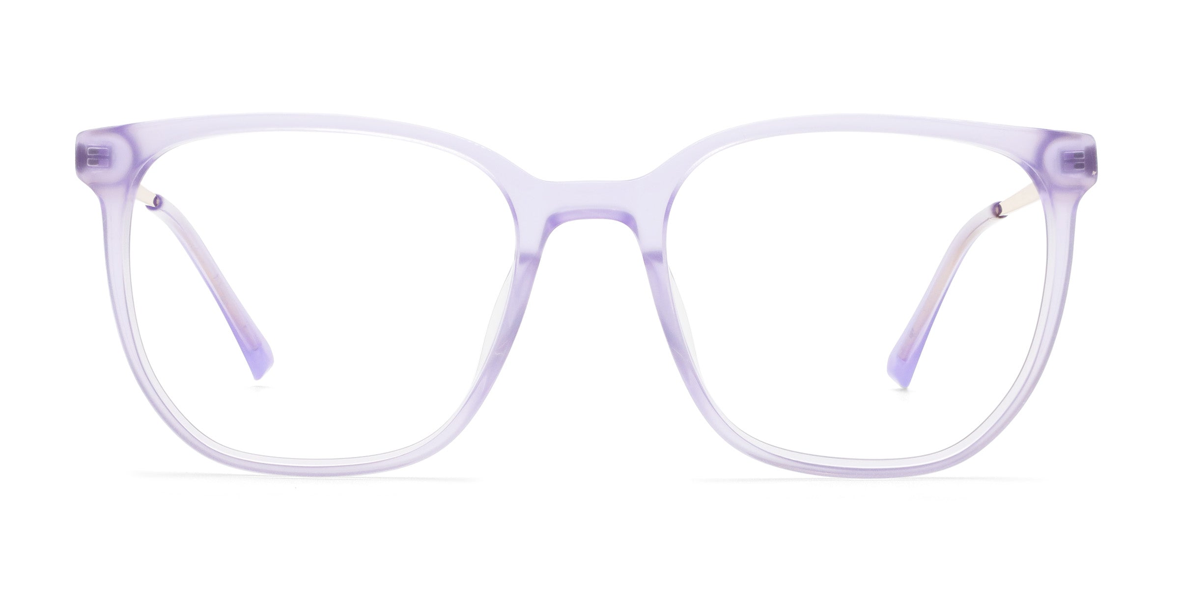 Lovey Square Purple Eyeglasses - Mouqy Eyewear
