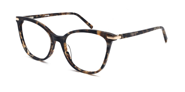 lulu cat eye tortoise gray eyeglasses frames angled view