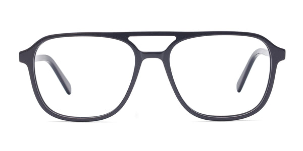 maestoso aviator gray eyeglasses frames front view