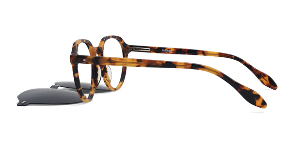 magnus oval tortoise eyeglasses frames side view