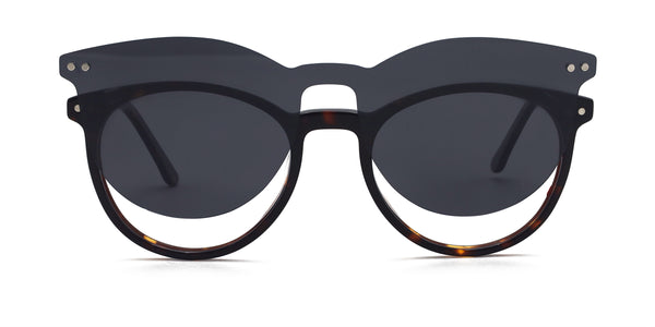 mascot oval tortoise eyeglasses frames front view