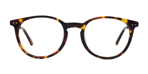 mate oval tortoise eyeglasses frames front view