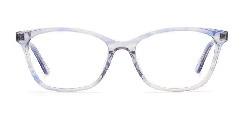 onward rectangle purple eyeglasses frames front view