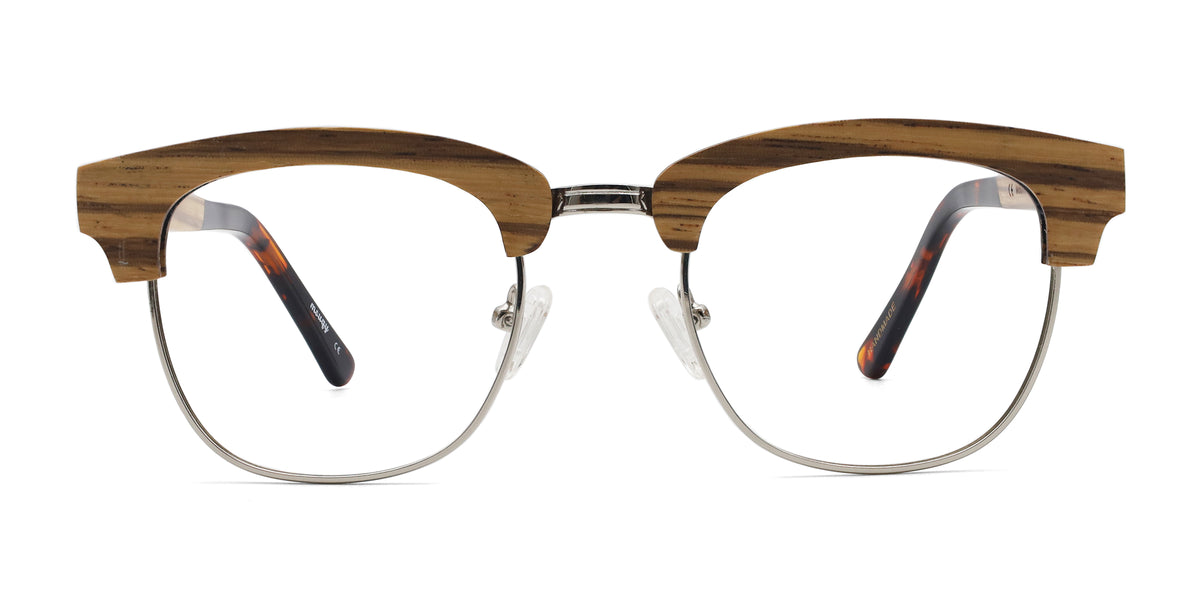 organic eyeglasses frames front view 