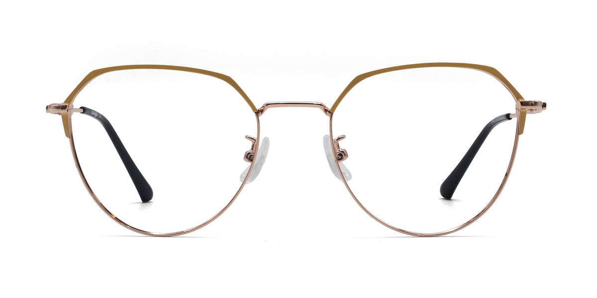 pearl eyeglasses frames front view 