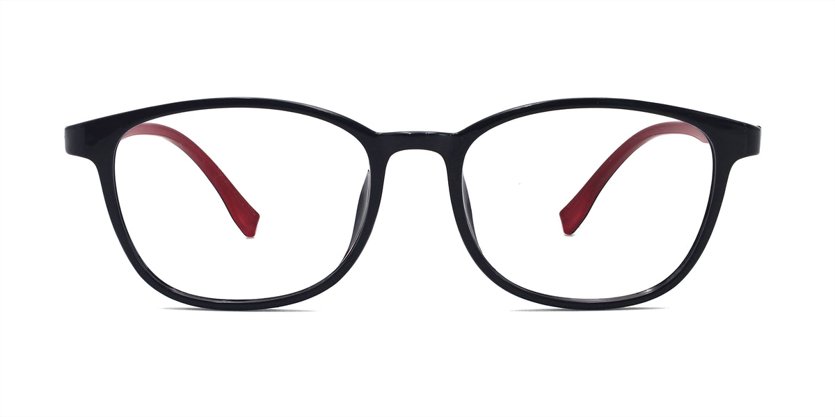 playful eyeglasses frames front view 