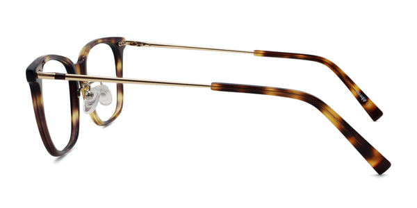 quiet square tortoise eyeglasses frames side view