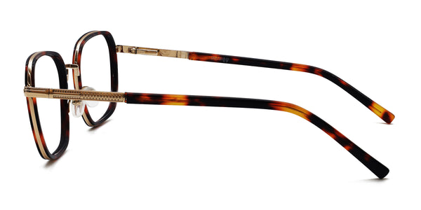 quip rectangle tortoise eyeglasses frames side view