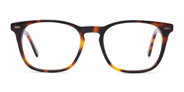 quote square tortoise eyeglasses frames front view