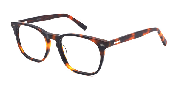 quote square tortoise eyeglasses frames angled view