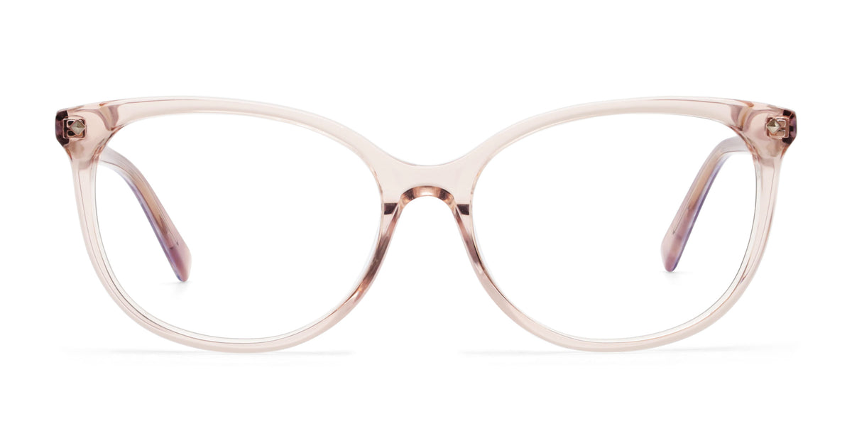 rose eyeglasses frames front view 
