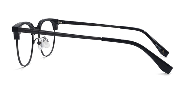 timber browline black eyeglasses frames side view