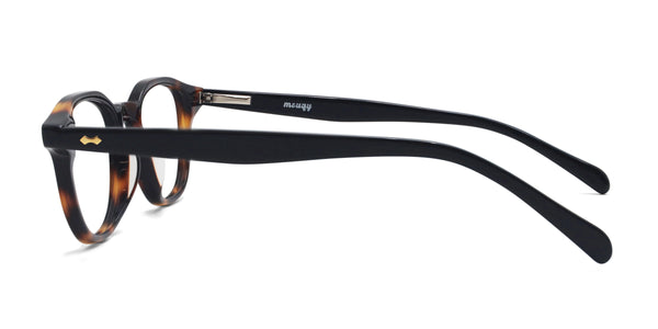 vanco square tortoise eyeglasses frames side view