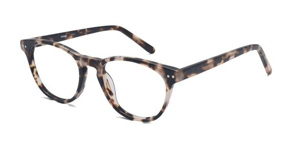 vivi square tortoise eyeglasses frames angled view