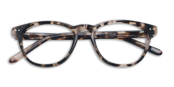 vivi square tortoise eyeglasses frames top view