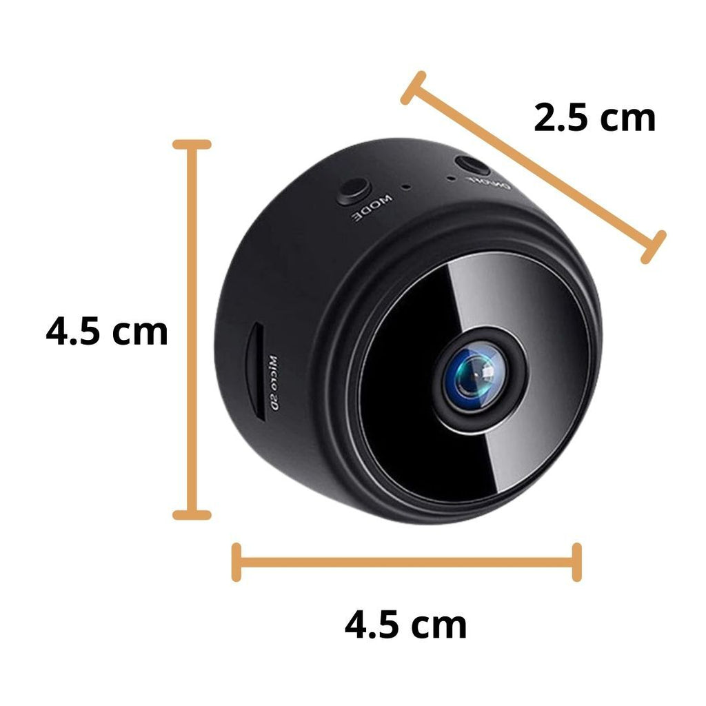 mini camera de surveillance sans fil - dimensions - Ouistiprix