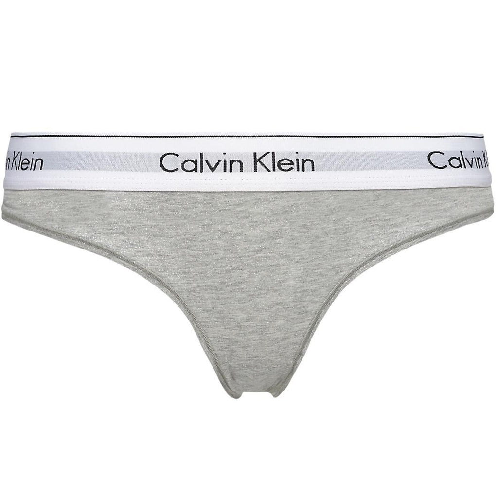 Calvin Klein Underwear BODY HIGH WAIST THONG - String - grey/grau 