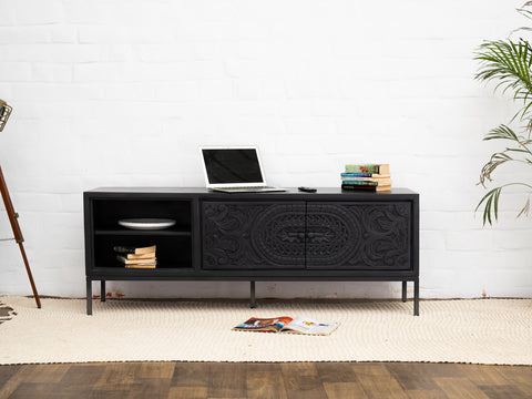 Black Marina TV Unit