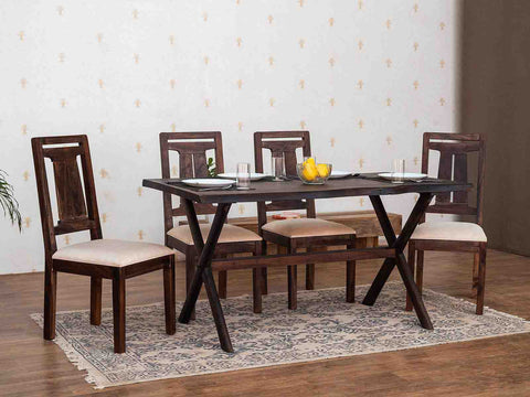 Gangaur Solid Sheesham Wood Dining Set