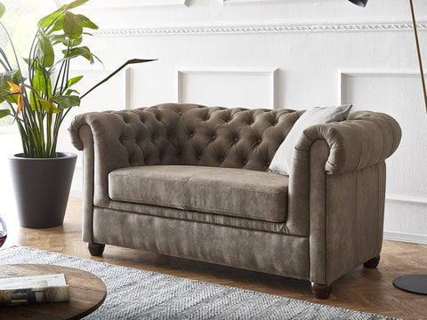 Chesterfield Traditional Two Seater Sofa