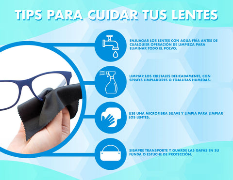 Cómo limpiar correctamente tus gafas? – Cyxus México