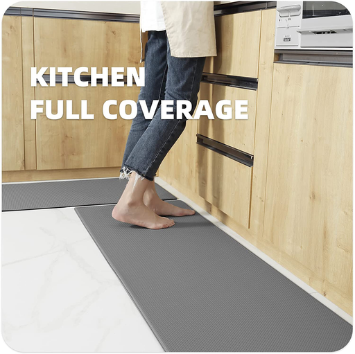WISELIFE Kitchen Mat Cushioned Anti-Fatigue Kitchen Rug, 17.3x 59 Waterproof Non-Slip