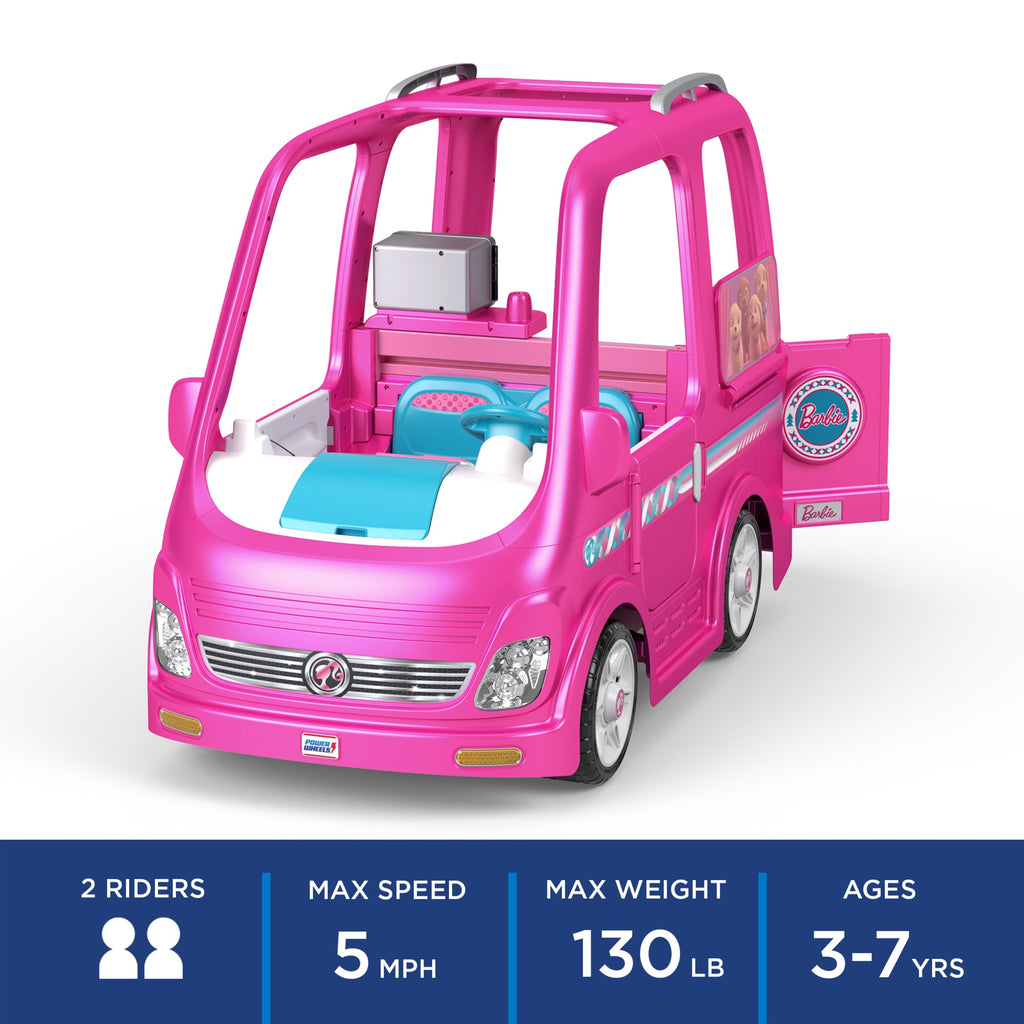 power wheels barbie dream camper