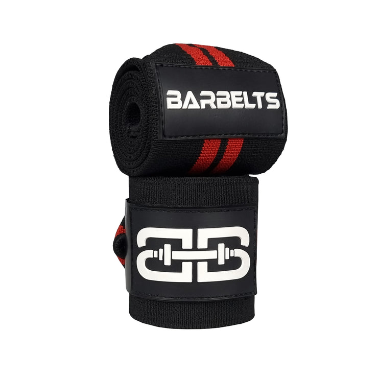 Barbelts wrist wraps extreme - black/red 68cm | Officiële online shop