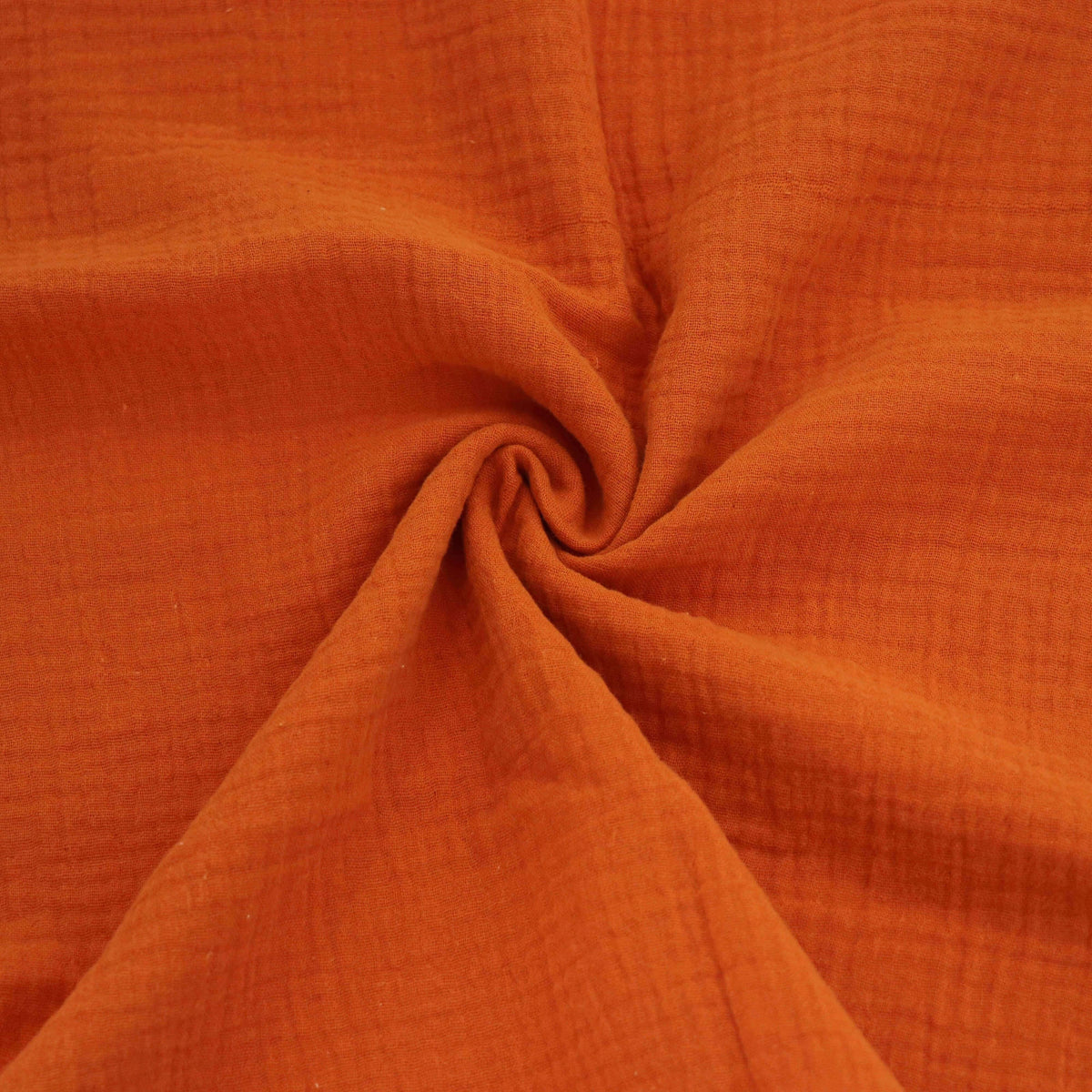 Musselin Liebe Stofffarbe orange