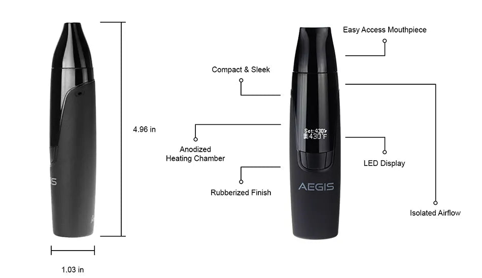 ATMOS AEGIS V2 Dry Herb Vaporizer Kit - AtmosRx