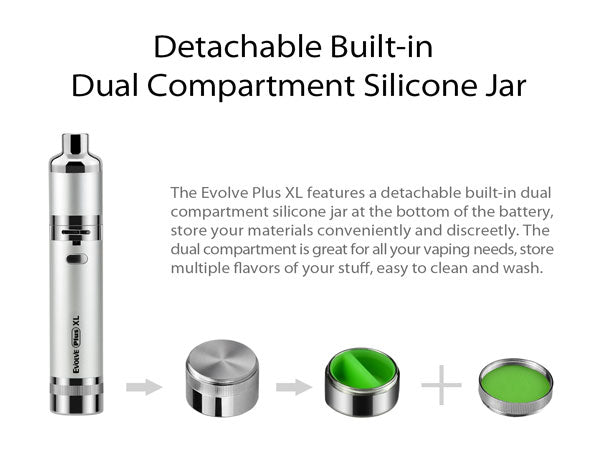 Yocan Evolve Plus XL Vaporizer Pen - Silicon Jar