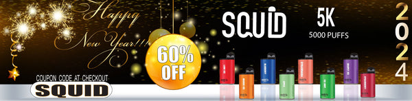 New Years Vape Sales on Select Vapes Save 60% OFF