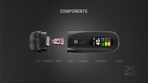 SMOK POZZ X vape Kit components