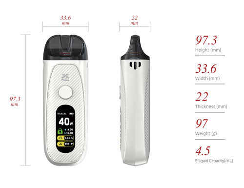 SMOK POZZ X Vape Pod Features and Specifications: