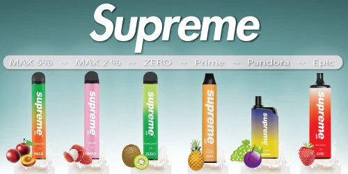 Supreme Vape Disposable Device Comparison Chart