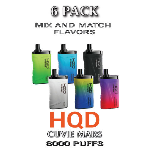 HQD Cuvie MARS Disposable Vape Device - 6PK