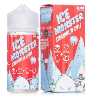 Ice Monster Ice Strawberry Apple 100Ml 0Mg - The Smoke Plug