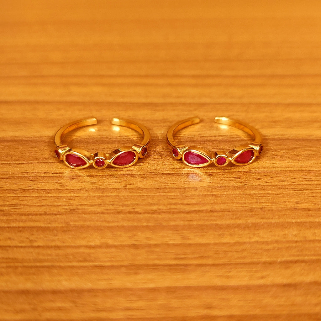 The Kamya Silver Toe-Rings — KO Jewellery