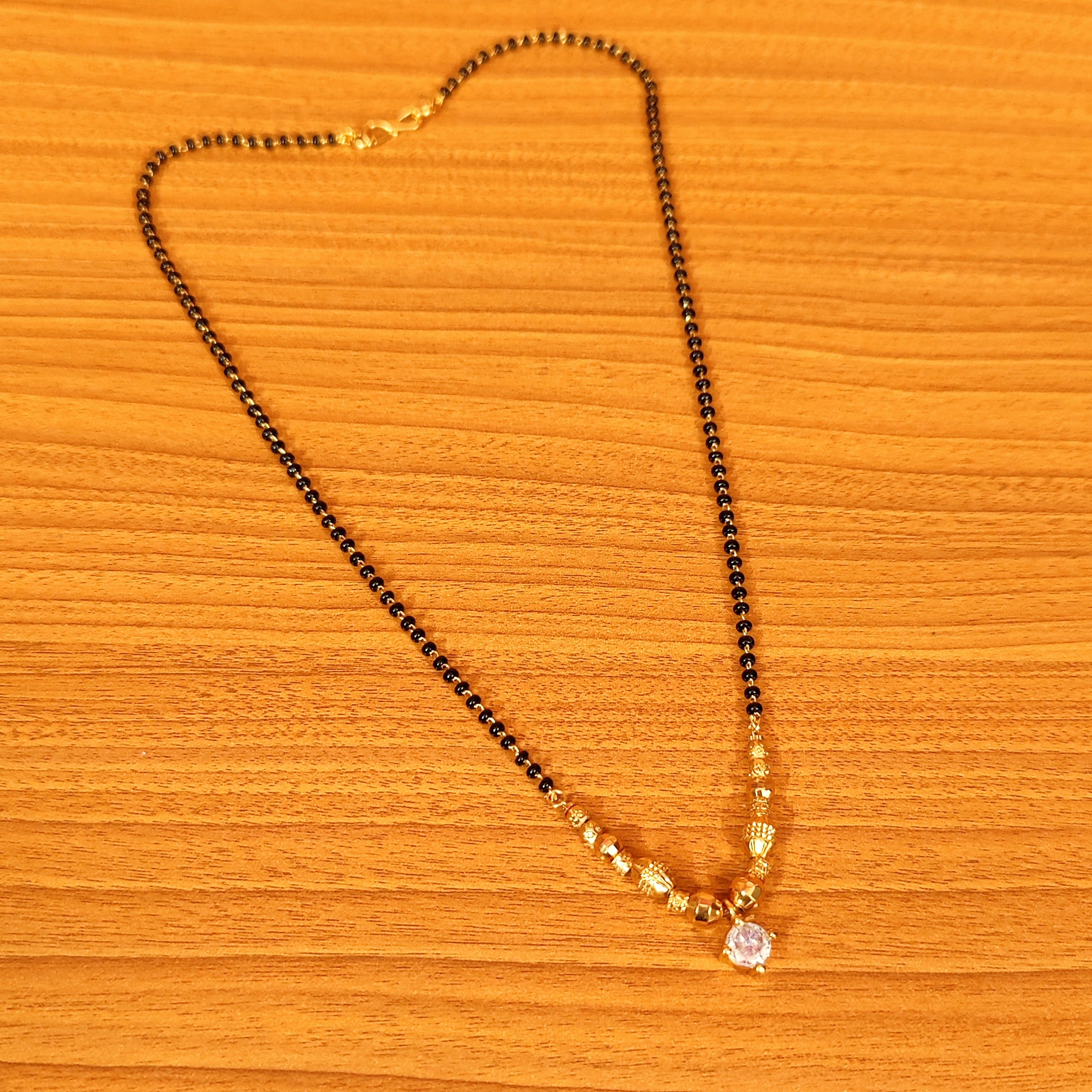 single stone pendant mangalsutra