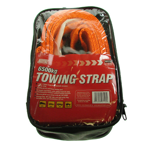 Tow Rope With Forged Hooks 3.5M Meters 1500Kg Breakdown Tow Strap Mayp – Mid -Ulster Rotating Electrics Ltd