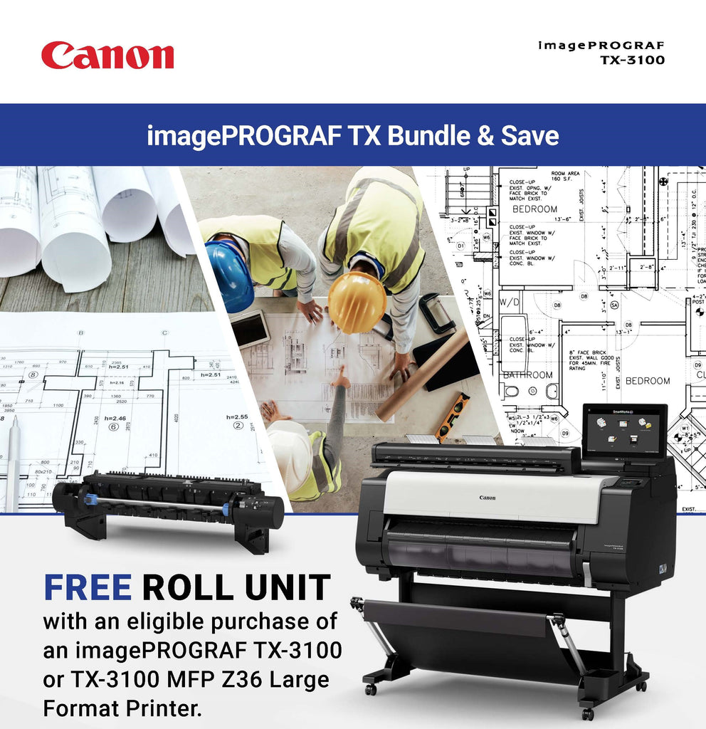 Canon TX Free Roll Unit Promo A/E Graphics
