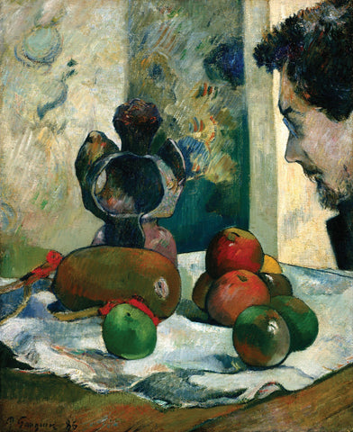 Still Life with Profile of Laval (Charles Laval) (1886)