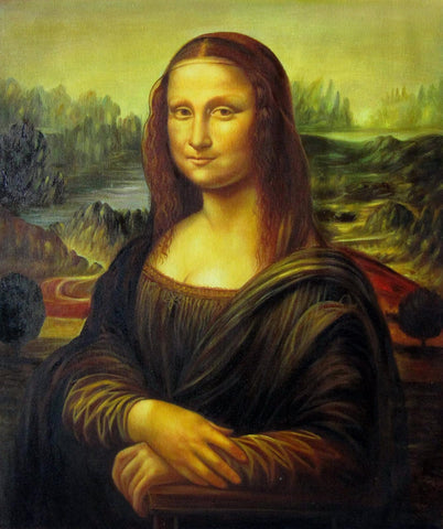 รูปวาด Mona Lisa โดย Leonardo Davinci  