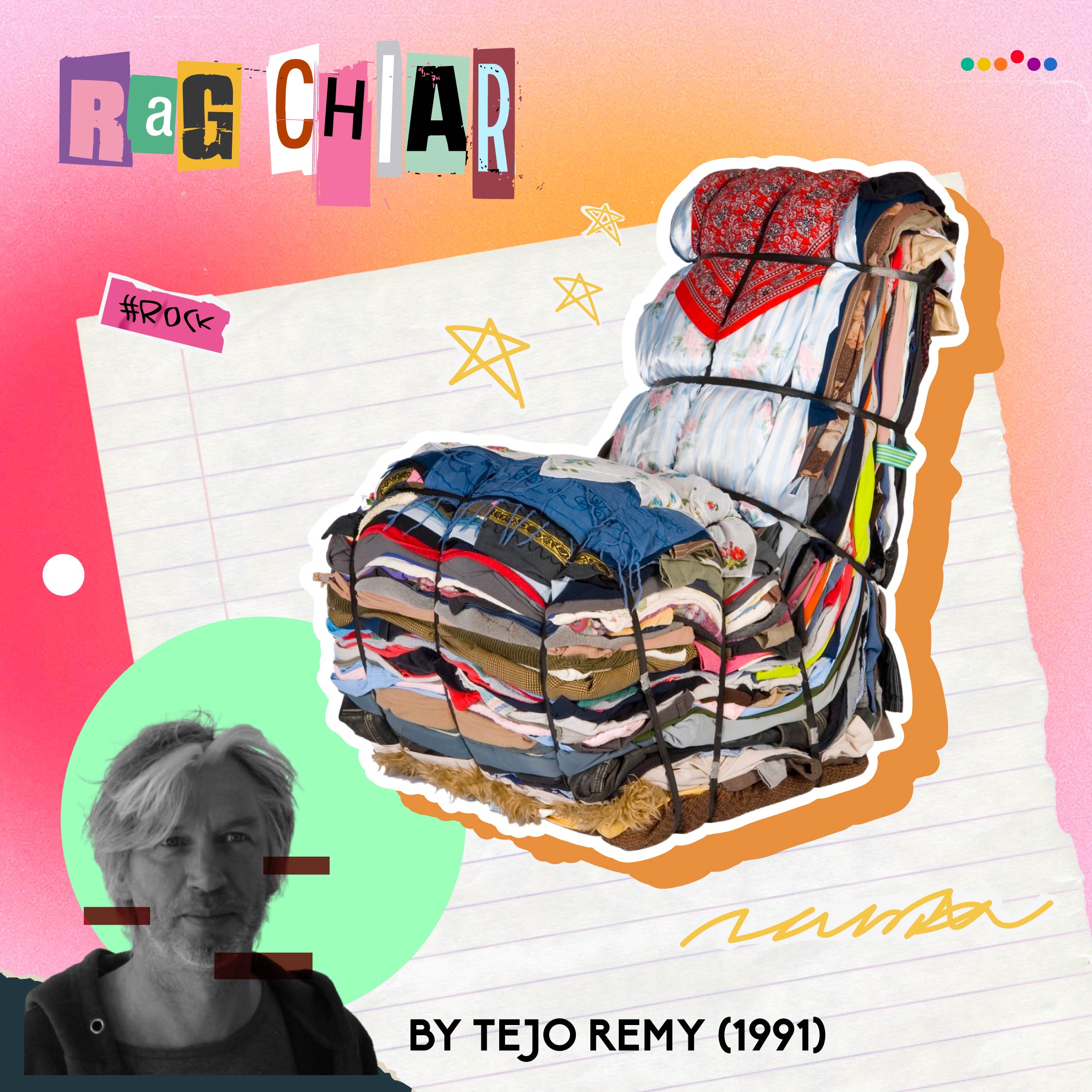 แต่งบ้าน Y2K แต่งบ้านวายทูเค เฟอร์นิเจอร์Y2K แต่งบ้าน90s favchair rag chair tejo remy