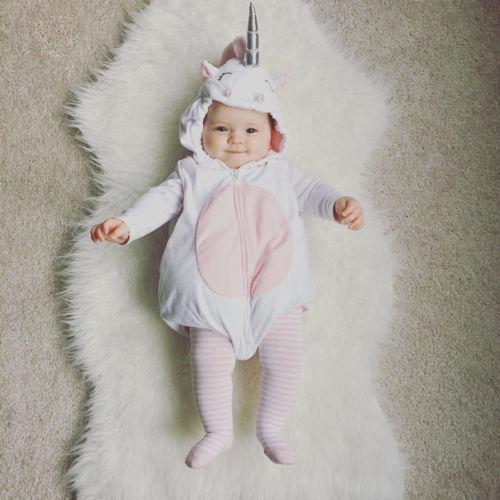 Pijama unicornio bebé blanco Paraíso de los