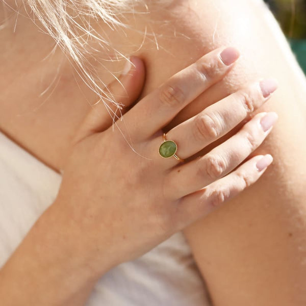 bague aventurine