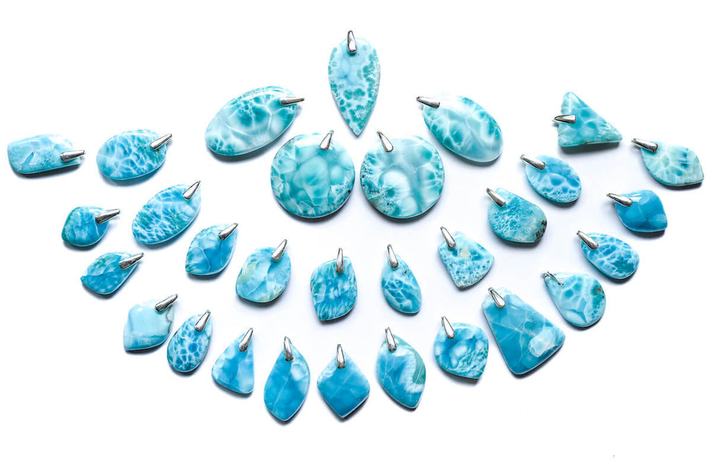 pendentifs larimar